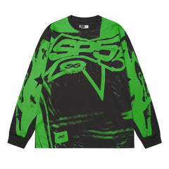 Letter Print Longsleeve T-Shirt #CT8001