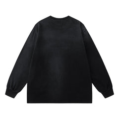 Embroidered Letter Sweatshirt #8129