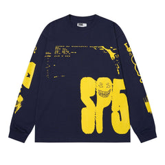 Letter Print Longsleeve T-Shirt #CT8003