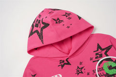 Letter Pattern Hoodie #239