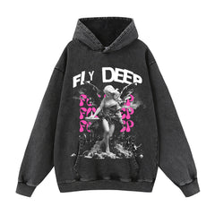 Streetwear-Style Print Hoodies