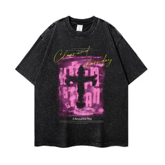 Streetwear-Style Print Tee