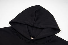Letter Patterned Hoodie #G589