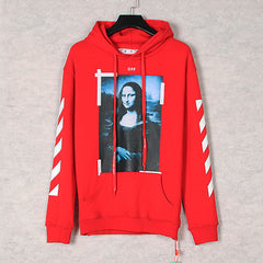 Mona Lisa Frame Pattern Hoodies