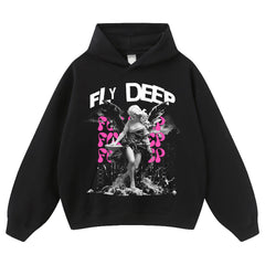 Streetwear-Style Print Hoodies