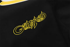 Letter Embroidered Zipper Jacket #6071