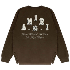 Logo Print Long Sleeve T-Shirts