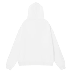 Logo Pattern Printed Hoodie