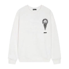 Letter Cross Pattern Sweatshirt #D47