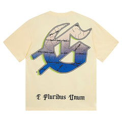 Skeletons Pattern Printed T-Shirts #3037