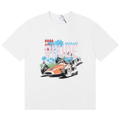 Vintage Cars Printed T-Shirt