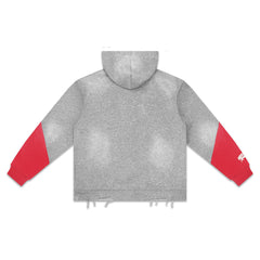 Embroidered Zipper Hoodie #R6097